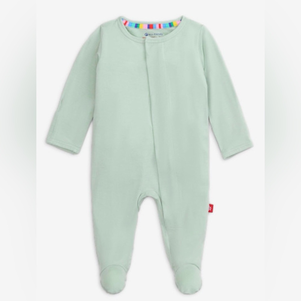 Magnetic Me Modal Footie - 0-3M - Sea Foam